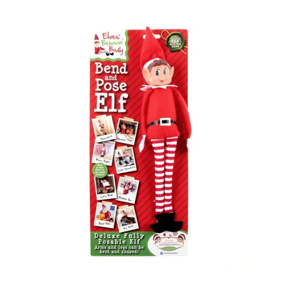 Poseable Naughty Elf – 30cm – Myleigh Kids