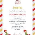 Nice Kid Certificate